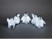 Konstsmide Acrylic Penguin 5 piece LED Set (12.5cm x 12cm)